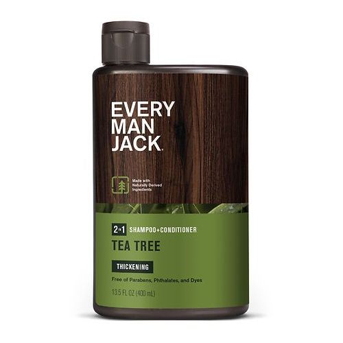 월그린 Walgreens Every Man Jack 2-in-1 Thickening Shampoo + Conditioner for Scalp and Hair Tea Tree