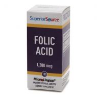 Walgreens Superior Source Folic Acid 1200mcg Extra Strength, Dissolve Tablets