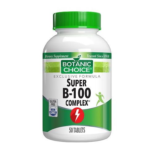 월그린 Walgreens Botanic Choice Super B-100 Complex Dietary Supplement Tablets