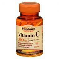 Walgreens Sundown Naturals Vitamin C, 500mg, Capsules