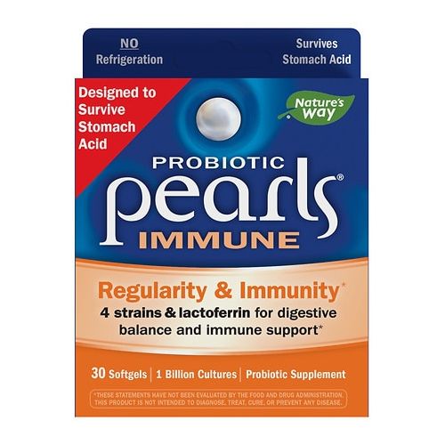 월그린 Walgreens Enzymatic Therapy Pearls Immune Strengthening Probiotics, Capsules