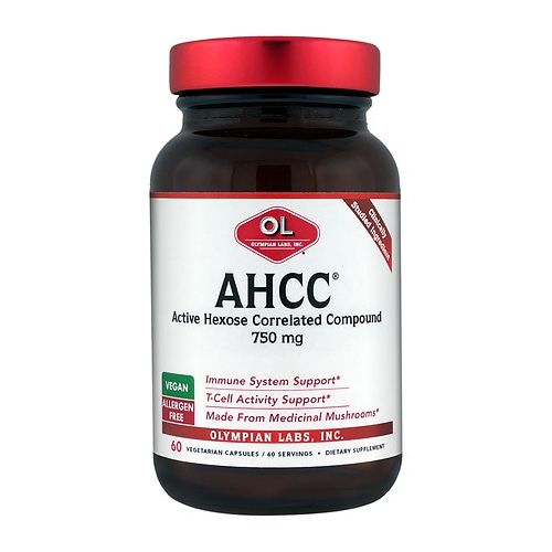 월그린 Walgreens Olympian Labs AHCC 750mg Capsules