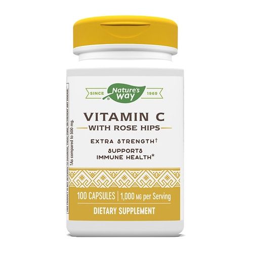 월그린 Walgreens Natures Way Vitamin C-1000 with Rose Hips Capsules