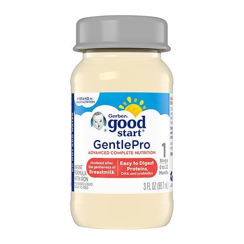 월그린 Walgreens Gerber Good Start Gentle Infant Formula, Ready to Feed, Birth+