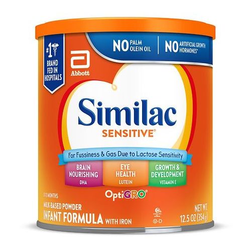 월그린 Walgreens Similac Sensitive Infant Formula with Iron, Powder