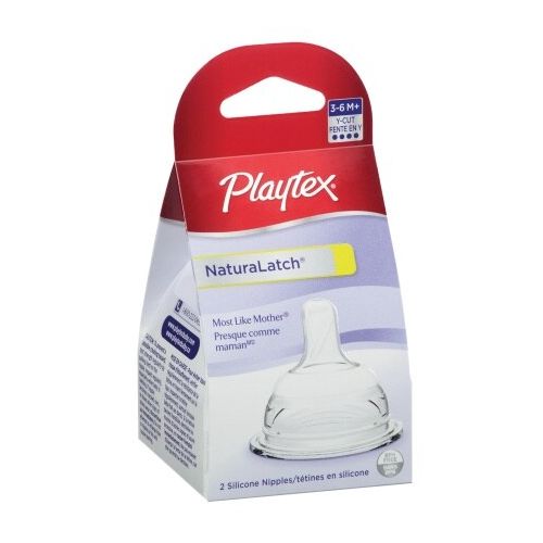 월그린 Walgreens Playtex NaturaLatch Silicone Nipple, Y-Cut