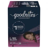 Walgreens GoodNites Bedtime Bedwetting Underwear for Girls LXL