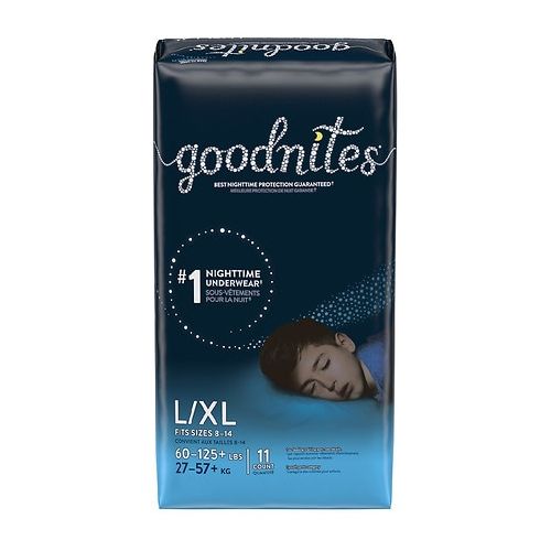 월그린 Walgreens GoodNites Bedtime Bedwetting Underwear for Boys, LXL