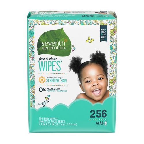 월그린 Walgreens Seventh Generation Thick n Strong Baby Wipes Refill Free & Clear