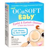 Walgreens Ocusoft Baby Eyelid & Eyelash Cleanser Individually Wrapped Pre-Moistened Towelettes