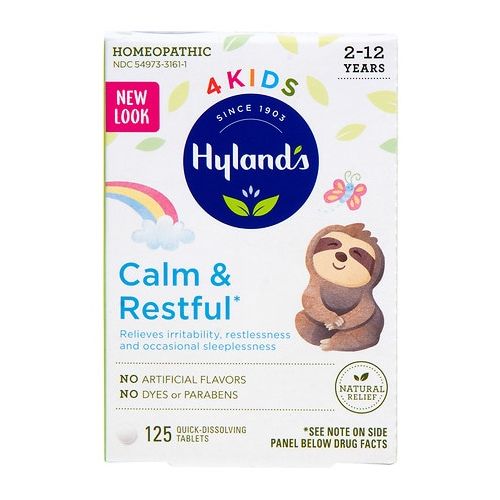 월그린 Walgreens Hylands 4 Kids Calm n Restful Quick-Dissolving Tablets