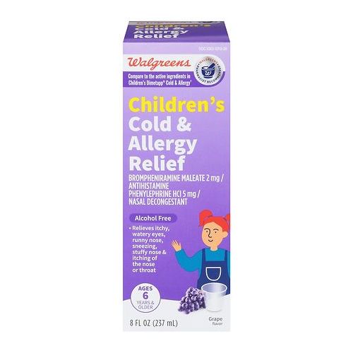 월그린 Walgreens Wal-Tap Childrens Cold & Allergy Elixir Grape