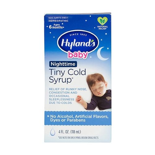 월그린 Walgreens Hylands Baby Nighttime Cold Syrup