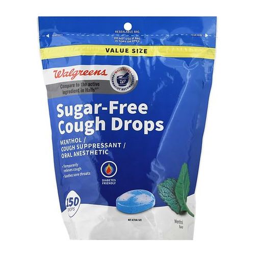 월그린 Walgreens Cough Drops, Sugar Free Eucalyptus