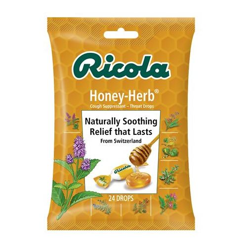 월그린 Walgreens Ricola Natural Herb Cough Drops Honey-Herb
