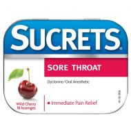Walgreens Sucrets Sore Throat Lozenge, Original Formula, Wild Cherry