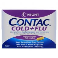 Walgreens Contac Night Cold + Flu Maximum Strength Caplets