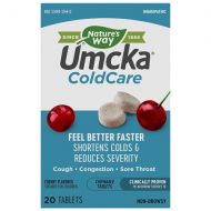 Walgreens Natures Way Umcka ColdCare Chewable Tablets Cherry