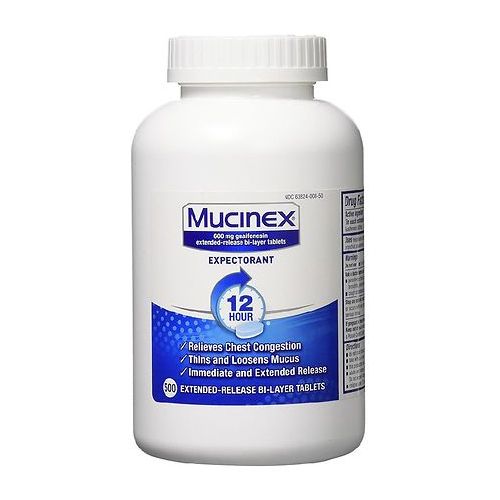 월그린 Walgreens Mucinex Expectorant, 600mg, Extended-Release Bi-Layer Tablets