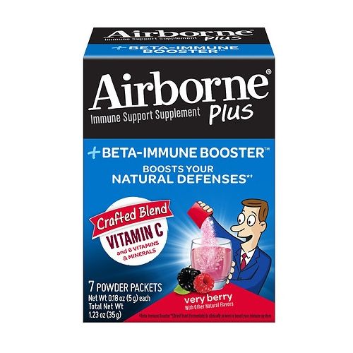 월그린 Walgreens Airborne Beta Immune Powder Berry