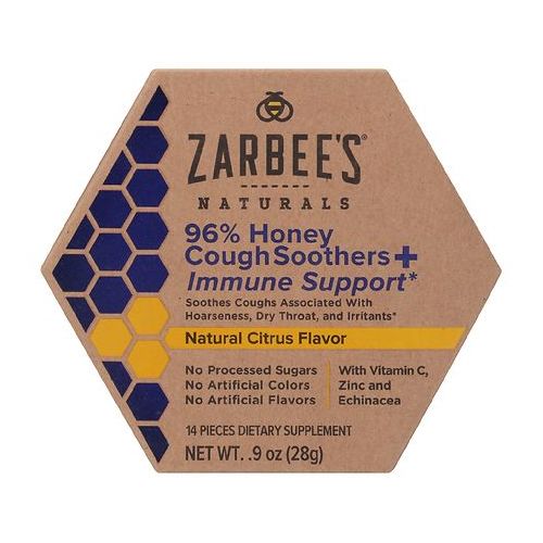 월그린 Walgreens ZarBees Naturals Immune Soothers Natural Citrus Flavor