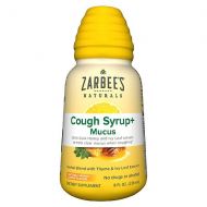 Walgreens ZarBees Naturals Cough Syrup + Mucus With Dark HoneyNatural Herbs Natural Honey Lemon Flavor