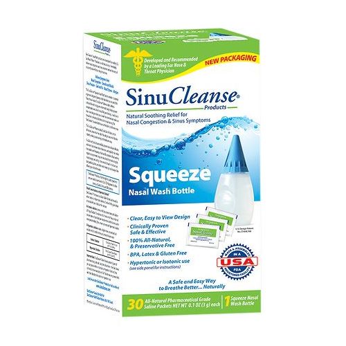 월그린 Walgreens SinuCleanse Squeeze Nasal Wash Bottle Kit