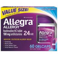 Walgreens Allegra 24 Hour Allergy Relief 180mg Gelcaps