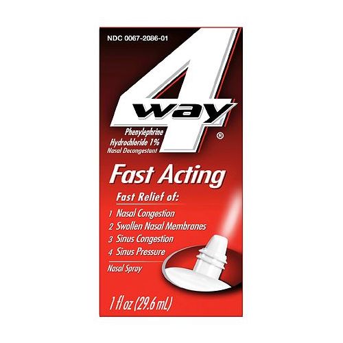 월그린 Walgreens 4-Way Fast Acting Nasal Spray