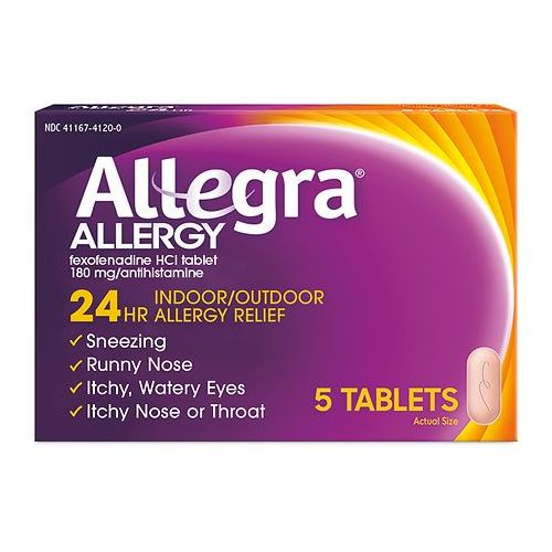 월그린 Walgreens Allegra 24 Hour Allergy Relief 180mg Tablets