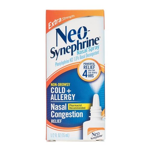 월그린 Walgreens Neo-Synephrine Cold & Sinus Extra Strength Nasal Decongestant Spray