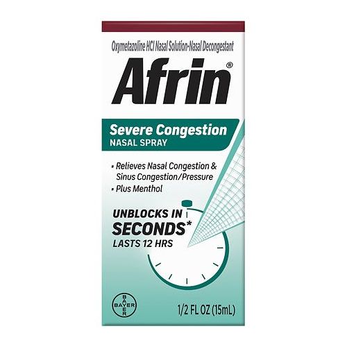 월그린 Walgreens Afrin Severe Congestion Nasal Spray