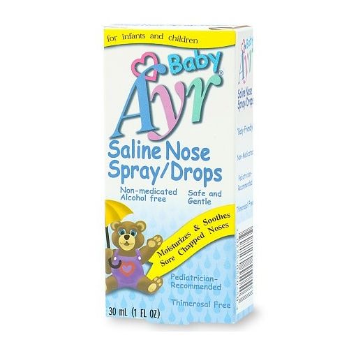 월그린 Walgreens Ayr Babys Saline Nose Spray, Drops