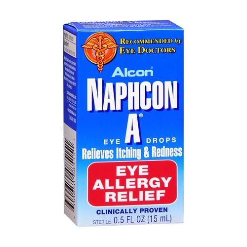 월그린 Walgreens Naphcon-A Allergy Relief Eye Drops