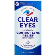 Walgreens Clear eyes Contact Lens Relief Soothing Eye Drops
