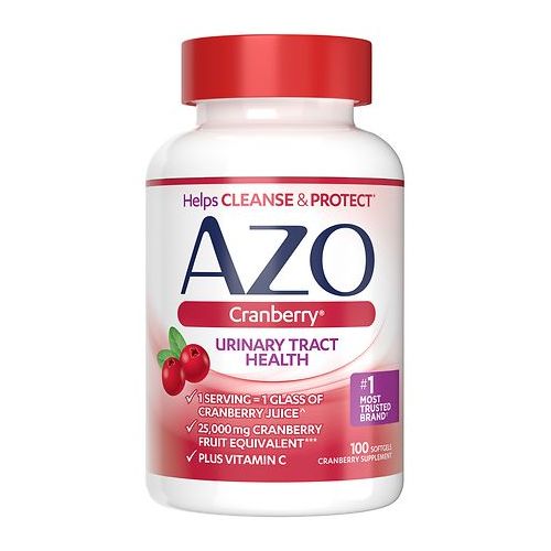 월그린 Walgreens AZO Cranberry Urinary Tract Health Dietary Supplement Softgels