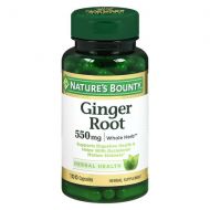 Walgreens Natures Bounty Ginger Root 550 mg Dietary Supplement Capsules