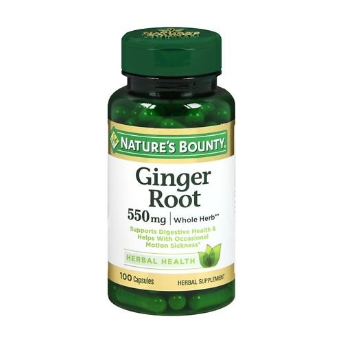 월그린 Walgreens Natures Bounty Ginger Root 550 mg Dietary Supplement Capsules