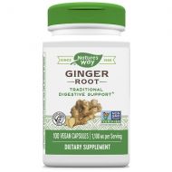 Walgreens Natures Way Ginger Root 550 mg Dietary Supplement Capsules