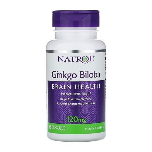 월그린 Walgreens Natrol Ginkgo Biloba 120 mg Dietary Supplement Capsules