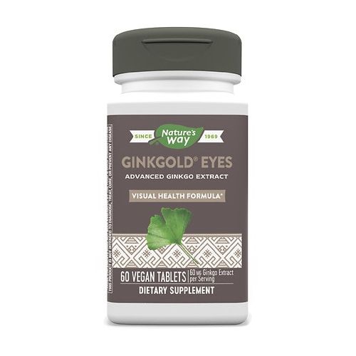 월그린 Walgreens Natures Way Ginkgold Eyes Ginkgo Biloba, Tablets