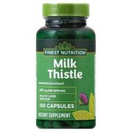 Walgreens Finest Nutrition Milk Thistle 525 mg Dietary Supplement Capsules