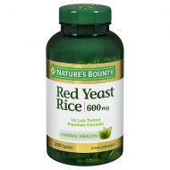 Walgreens Natures Bounty Red Yeast Rice 600 mg Dietary Supplement Capsules