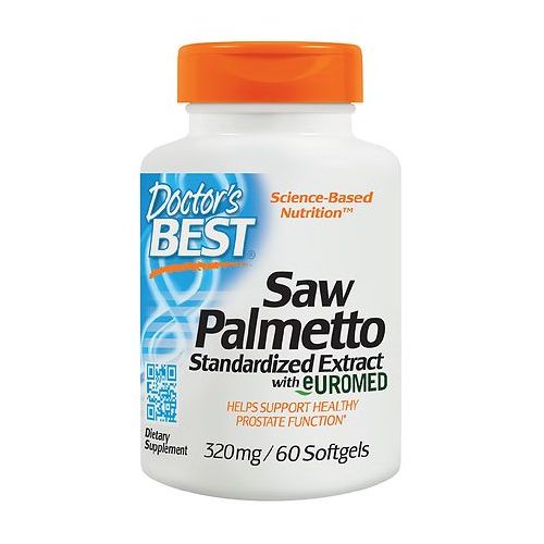 월그린 Walgreens Doctors Best Best Saw Palmetto Standardized Extract, 320mg, Softgels