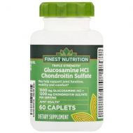 Walgreens Finest Nutrition Glucosamine Chondroitin Caplets Triple Strength