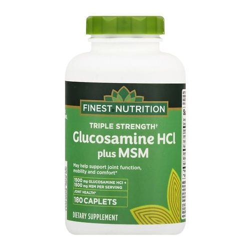 월그린 Walgreens Finest Nutrition Glucosamine MSM Caplets Double Strength