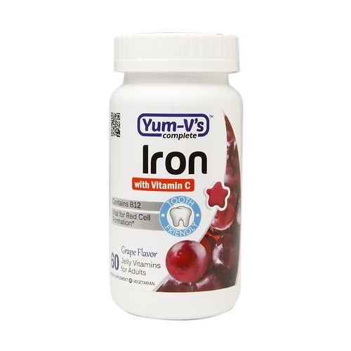 월그린 Walgreens Yum-Vs Complete Iron with Vitamin C Adult Jellies Grape