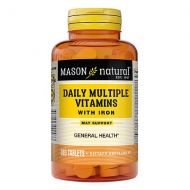 Walgreens Mason Natural Daily Multiple Vitamins with Iron, Tablets