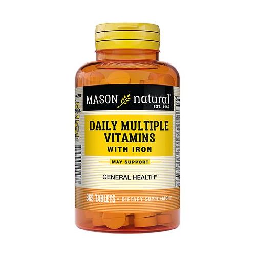 월그린 Walgreens Mason Natural Daily Multiple Vitamins with Iron, Tablets