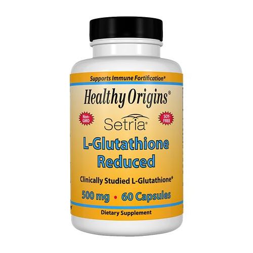 월그린 Walgreens Healthy Origins Setria L-Glutathione Reduced, 500mg, Capsules